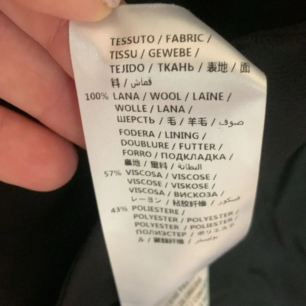 Gucci classic black Employee Uniform wool blazer